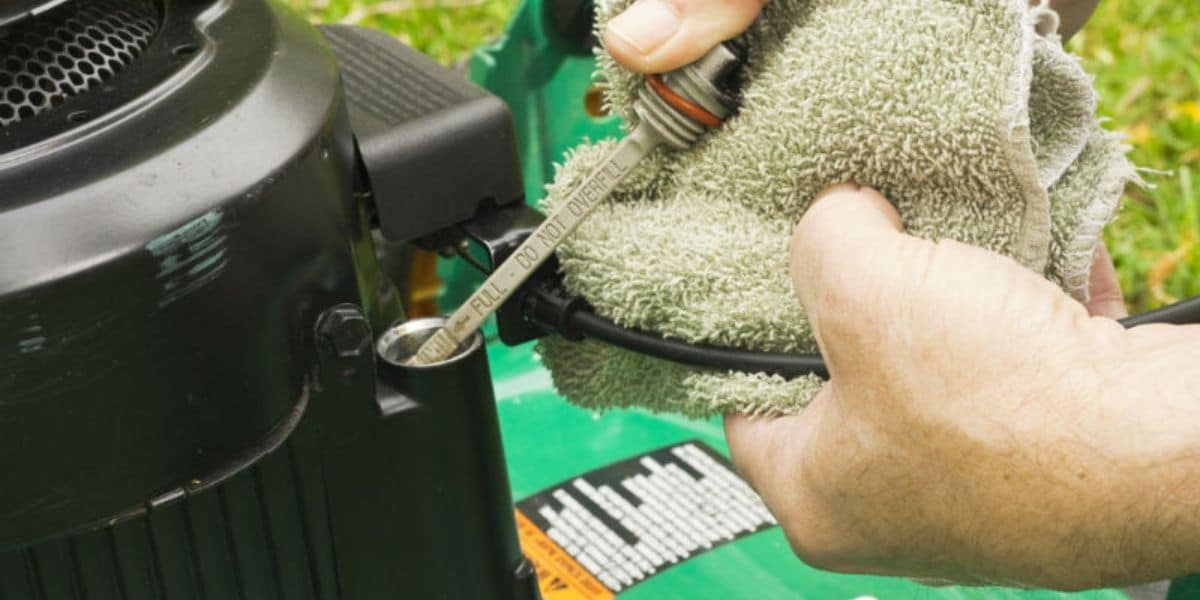 How To Check The Mowers Oil Level