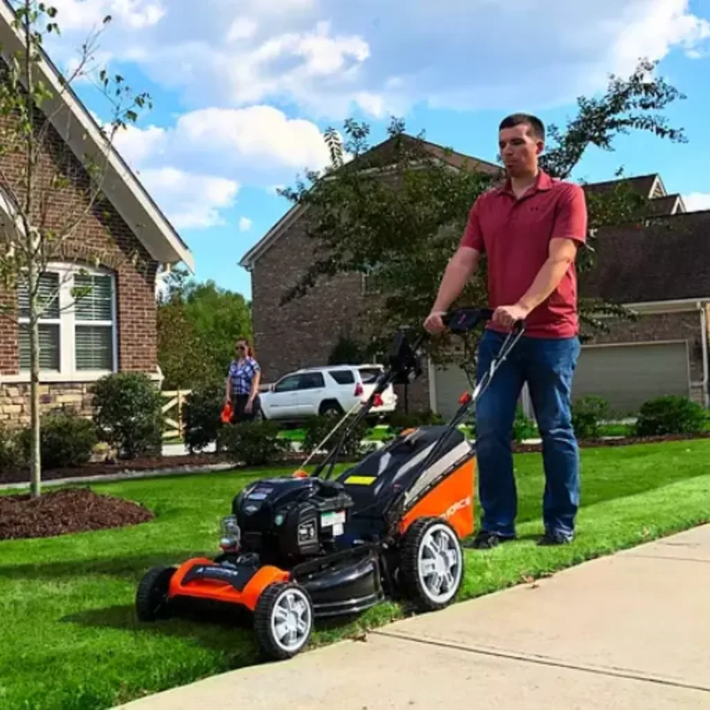 Best Electric Start Gas Lawn Mower 4