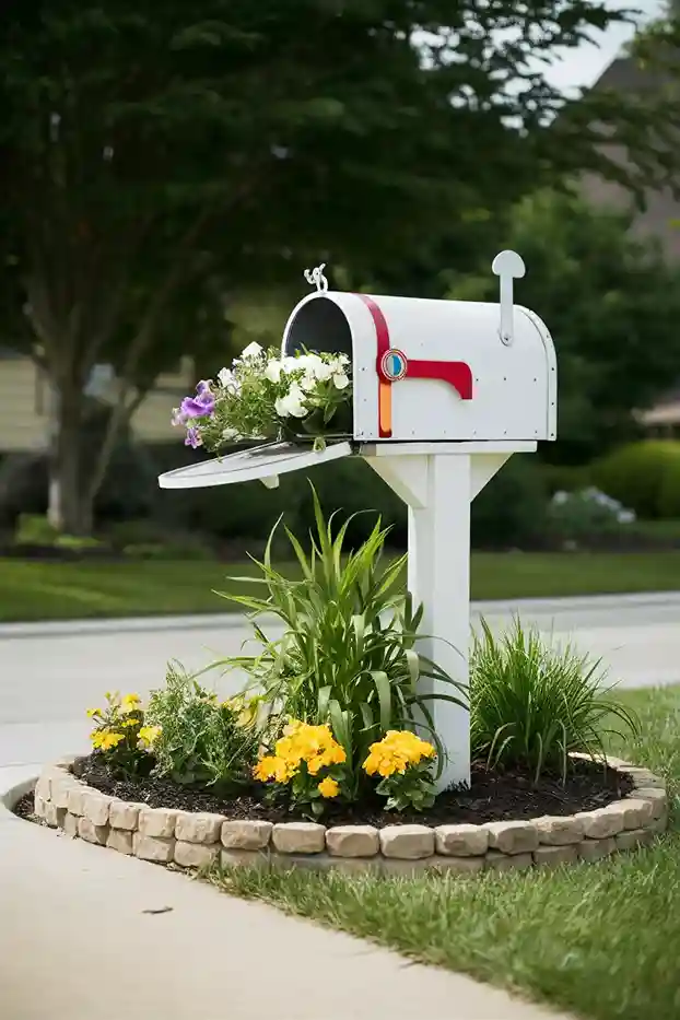 13 Brilliant Mailbox Flower Bed Ideas to Wow Your Neighbors 37