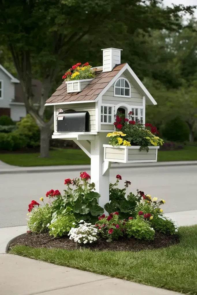13 Brilliant Mailbox Flower Bed Ideas to Wow Your Neighbors 17