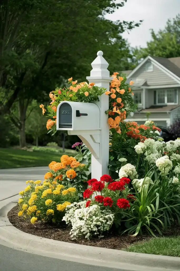 13 Brilliant Mailbox Flower Bed Ideas to Wow Your Neighbors 27