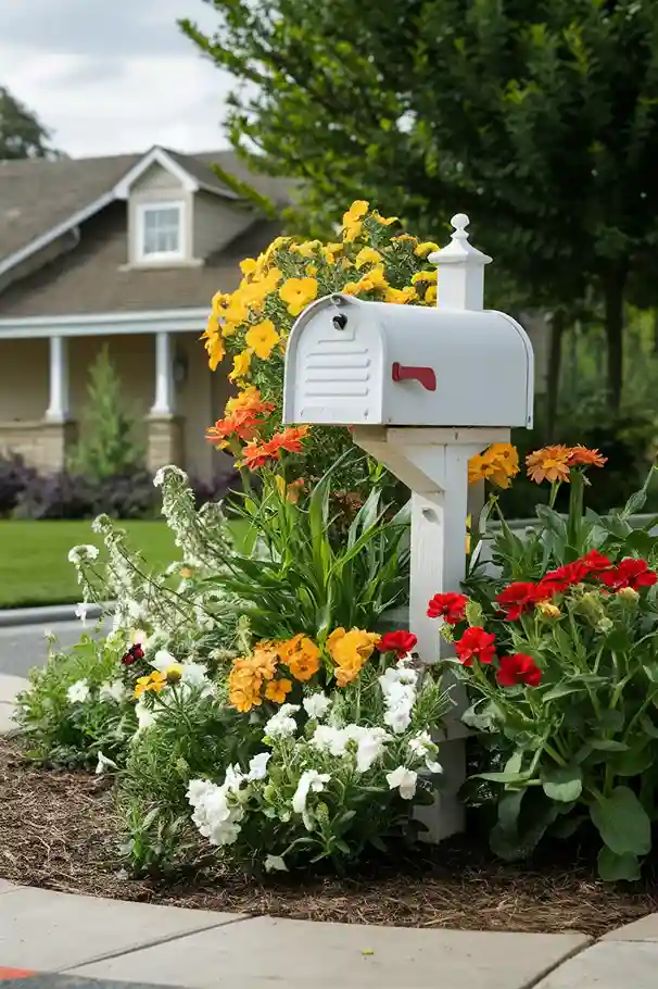 13 Brilliant Mailbox Flower Bed Ideas to Wow Your Neighbors 26