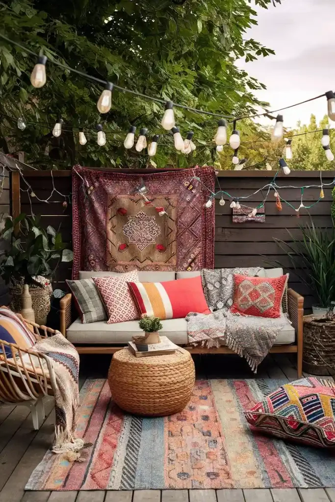 21 Bohemian Patio Ideas: Transform Your Outdoor Space 27