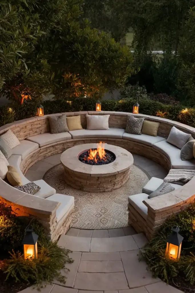 21 Stunning Fire Pit Garden Ideas That Will Ignite Your Outdoor Oasis 34