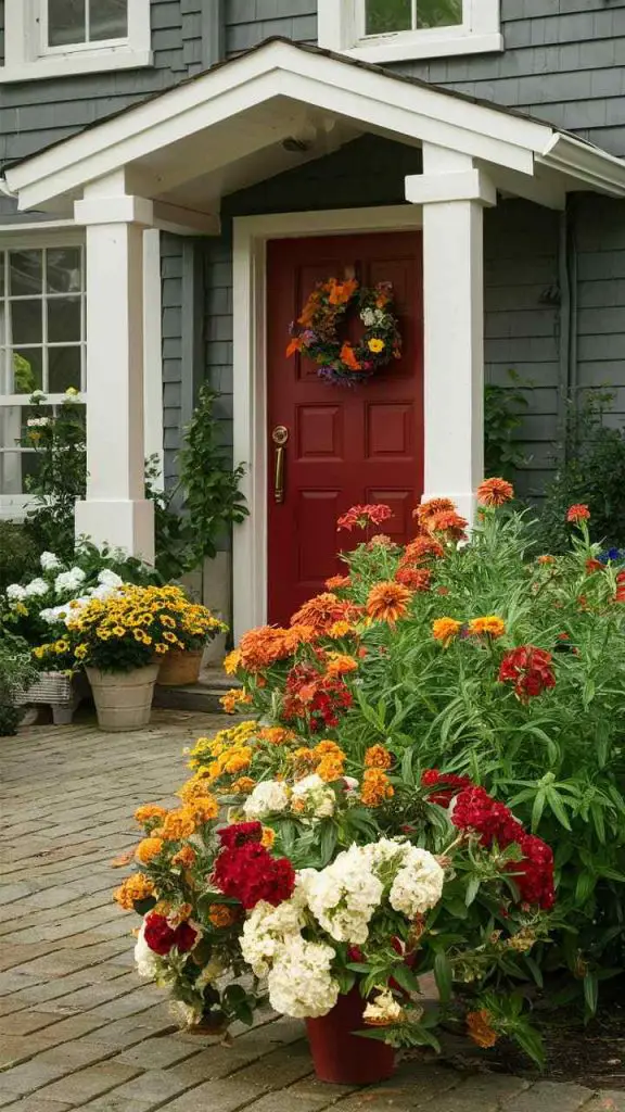 31 Stunning Front Yard Flower Bed Ideas for the Perfect Curb Appeal 17