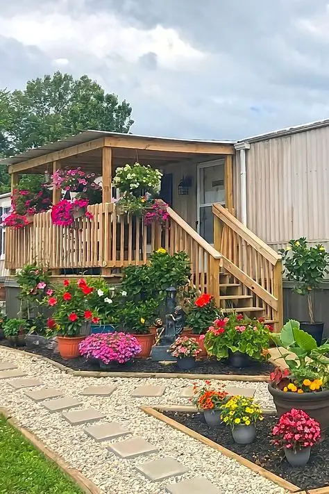 23 Stunning Mobile Home Deck and Proches Ideas You Need to See! 30 23 Stunning Mobile Home Deck and Proches Ideas You Need to See! 30