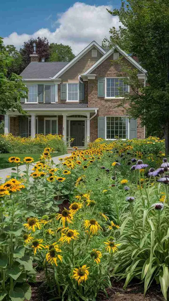 31 Stunning Front Yard Flower Bed Ideas for the Perfect Curb Appeal 84
