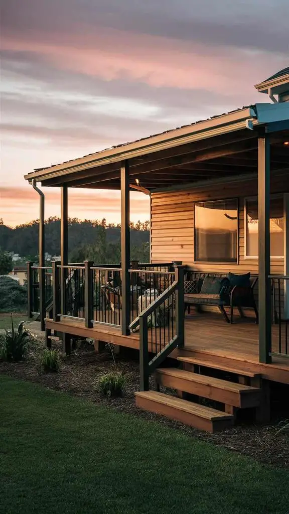 23 Stunning Mobile Home Deck and Proches Ideas You Need to See! 2