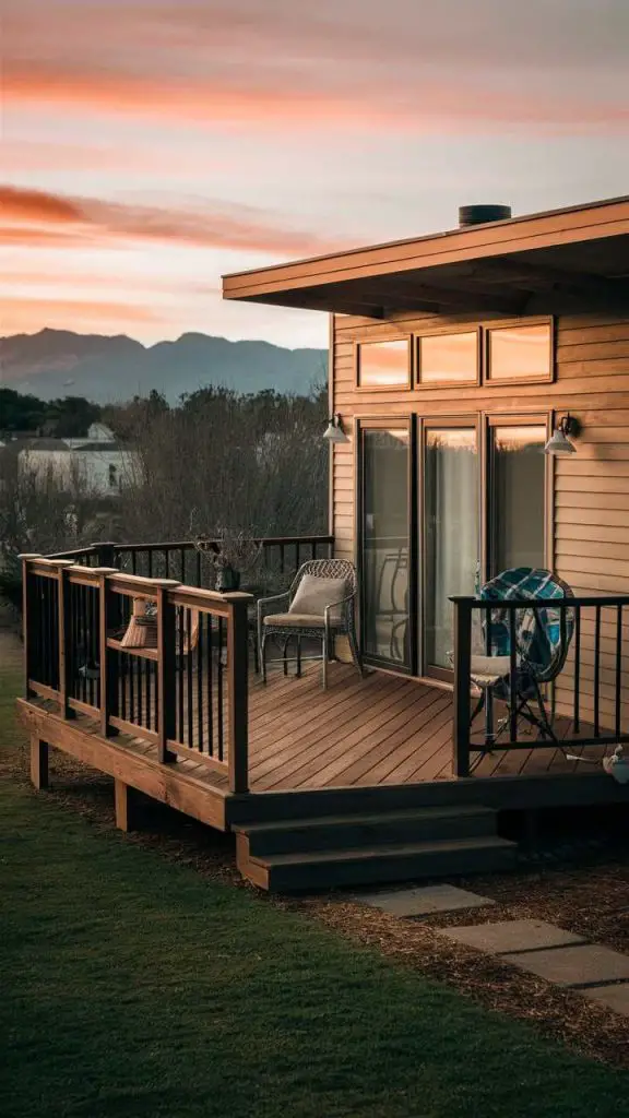 23 Stunning Mobile Home Deck and Proches Ideas You Need to See! 4