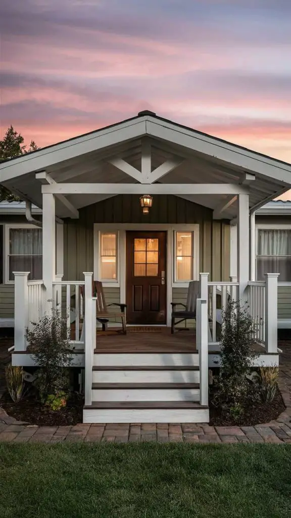 23 Stunning Mobile Home Deck and Proches Ideas You Need to See! 17