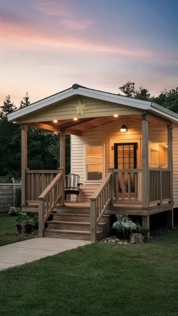 23 Stunning Mobile Home Deck and Proches Ideas You Need to See! 19