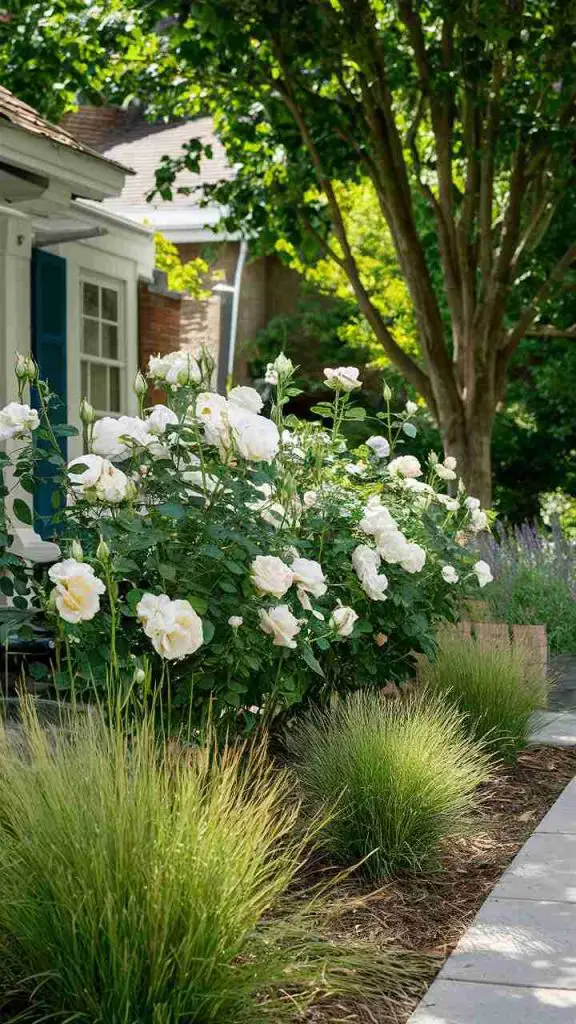 31 Stunning Front Yard Flower Bed Ideas for the Perfect Curb Appeal 28