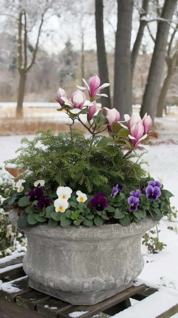 29 Winter Planter Ideas You’ll Want to Steal for a Gorgeous Garden Makeover! 24