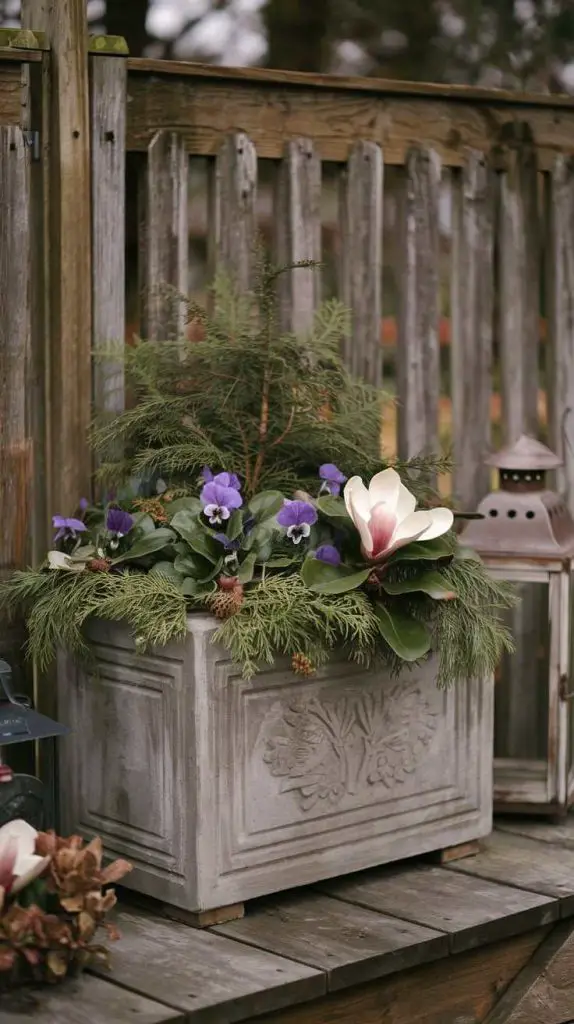 29 Winter Planter Ideas You’ll Want to Steal for a Gorgeous Garden Makeover! 25