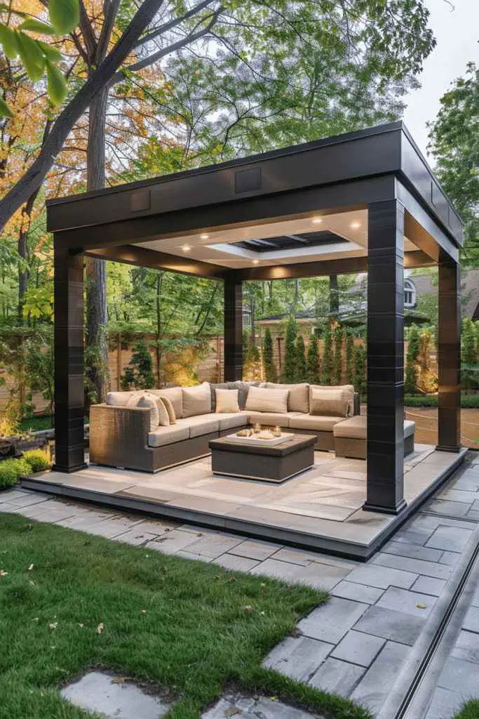 25 Enclosed Gazebo Ideas to Transform Your Outdoor Space 23