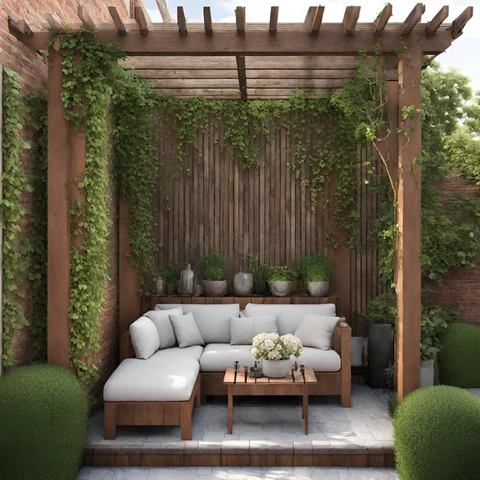 25 Corner Pergola Ideas to Transform Your Outdoor Space 3