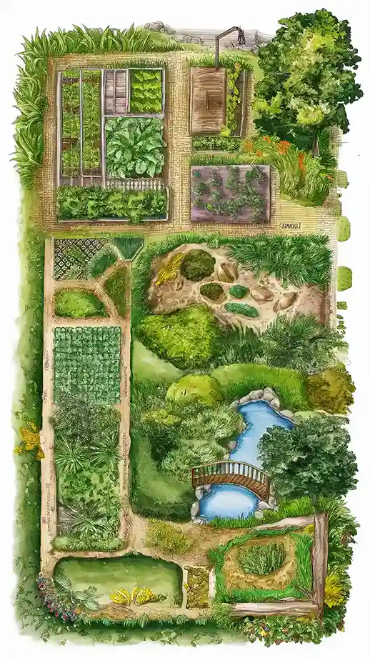 17 Quarter Acres Homestead Garden Layout Ideas to Transform Your Outdoor Space 14