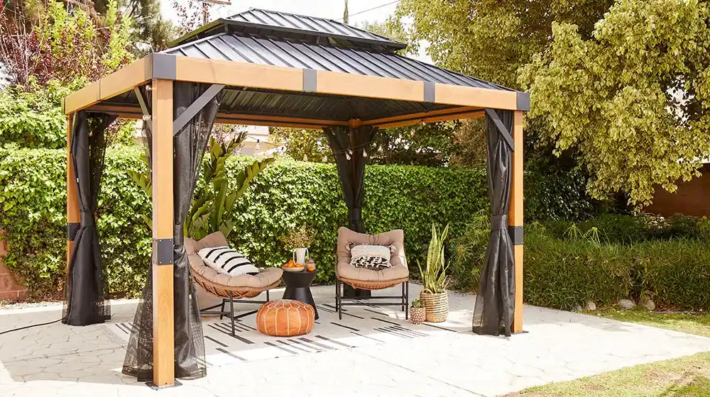 25 Enclosed Gazebo Ideas to Transform Your Outdoor Space 15