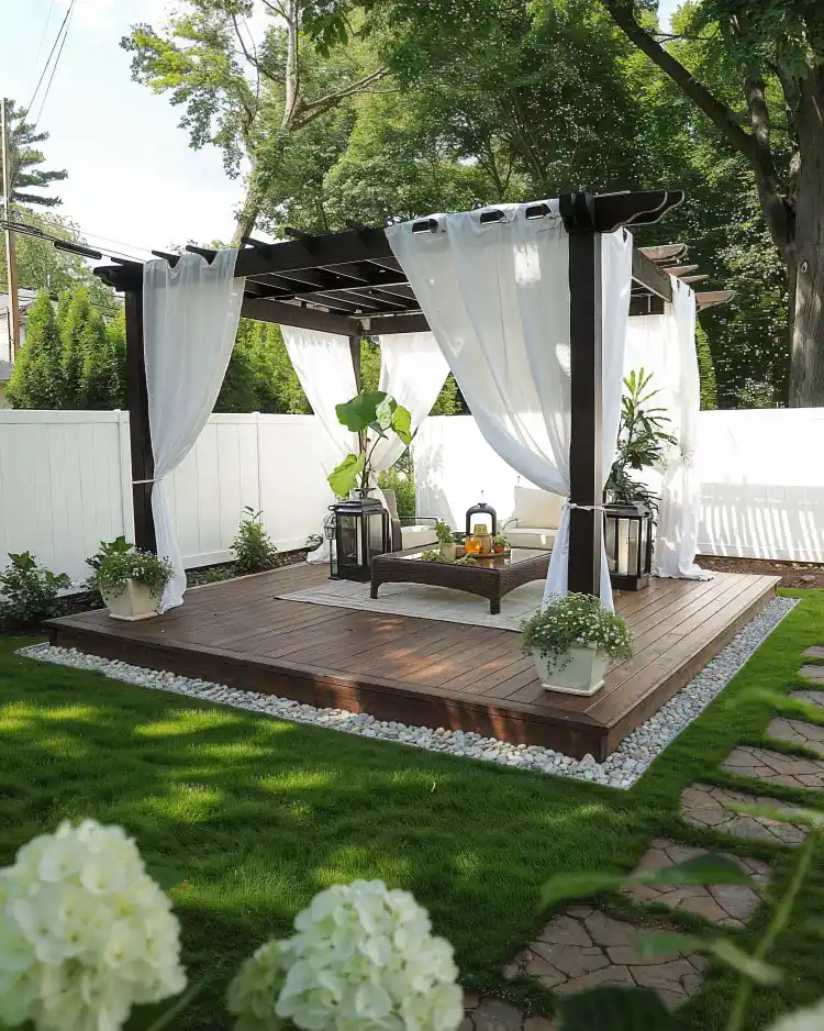 25 Corner Pergola Ideas to Transform Your Outdoor Space 12