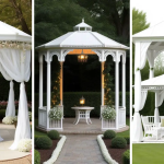 23 Beautiful White Gazebo Ideas to Transform Your Outdoor Space 59