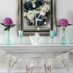 19 Creative Summer Mantel Decorating Ideas to Brighten Your Home 8