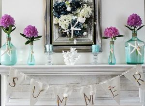 19 Creative Summer Mantel Decorating Ideas to Brighten Your Home