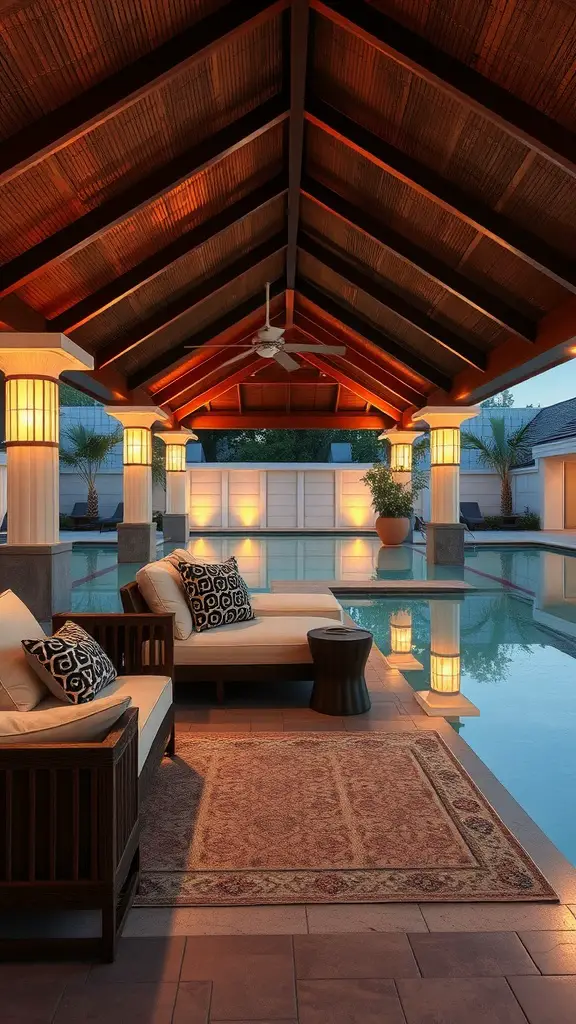 21 Stunning Pool Pavilion Ideas to Elevate Your Outdoor Space 1