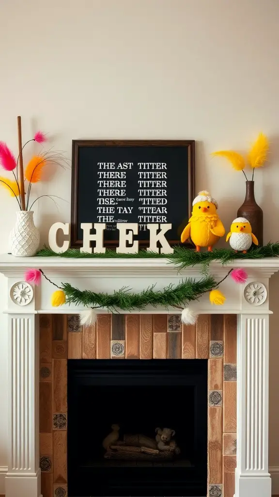 21 Easter Mantels Fireplaces That Will Wow Your Guests! 1