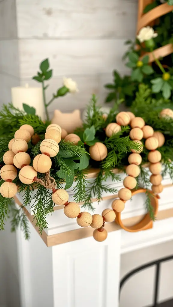 15 Festive Easter Garland for Mantel Ideas 1