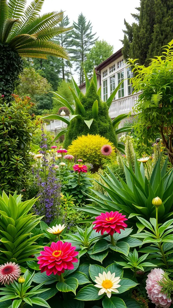 25 Beautiful Cut Flower Garden Ideas to Brighten Your Home 27 Colorful flower garden with a mix of foliage and various flower types
