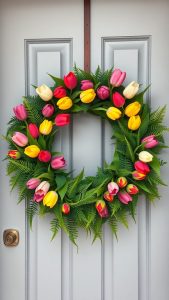 19 Beautiful Spring Wreaths to Brighten Your Front Door