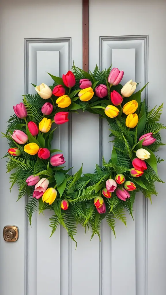 19 Beautiful Spring Wreaths to Brighten Your Front Door 1