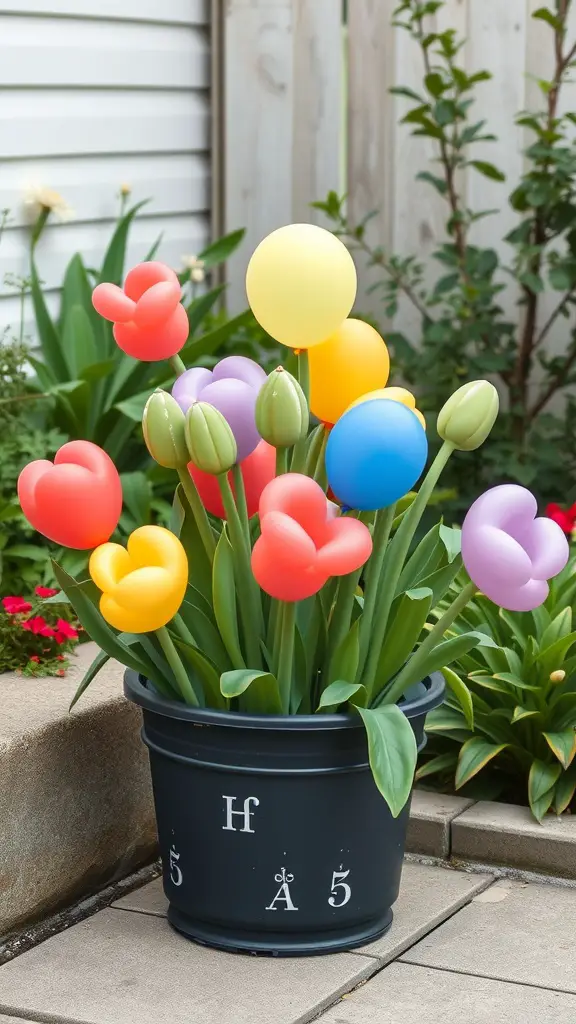 25 Beautiful Flowers Perfect for Container Gardening 27 Colorful balloon flowers in a container garden