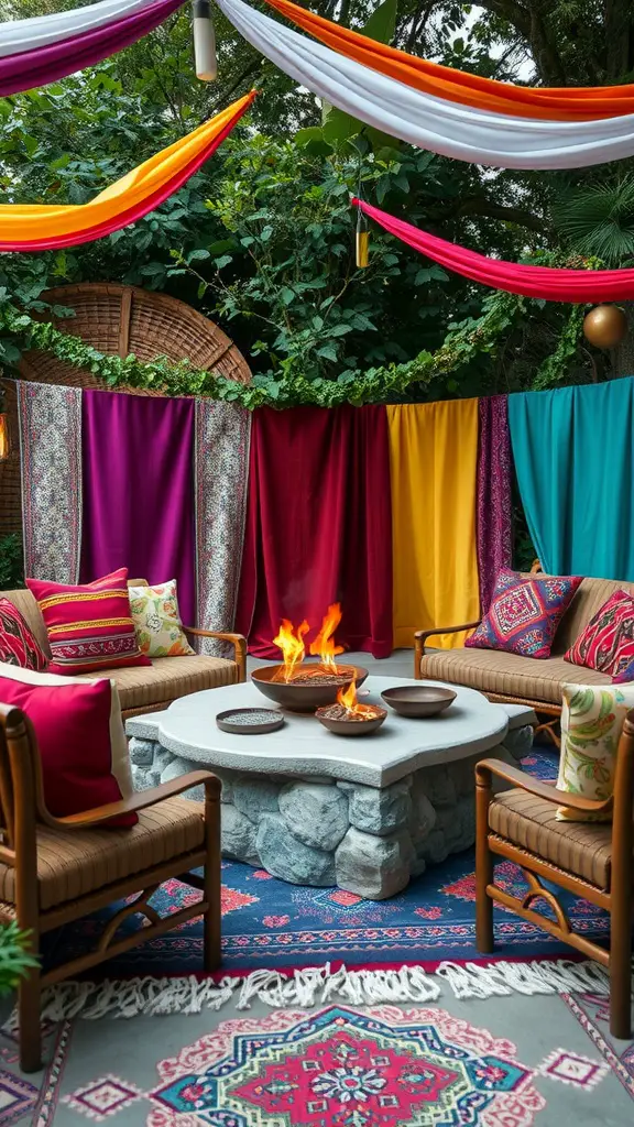 27 Cozy Backyard Fire Pit Lounge Area Ideas 1