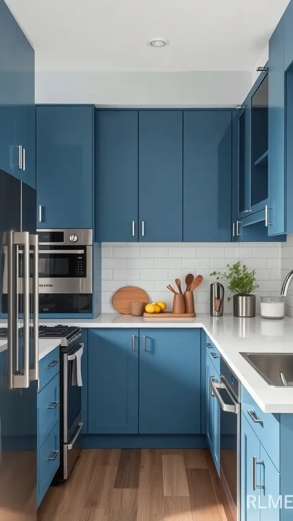 29 Stunning Blue and White Kitchen Ideas 1