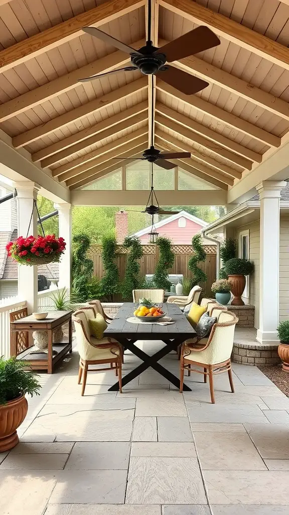 23 Stunning Covered Patios Attached to Houses for Year-Round Enjoyment 1