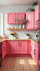29 Stunning Pink Kitchen Cabinet Ideas for a Charming Makeover