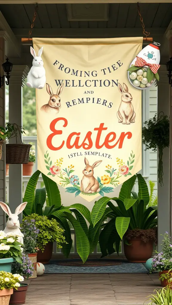 25 Charming Easter Front Porch Decor Ideas to Celebrate the Season 1