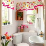 17 Charming Cafe Curtain Ideas for Your Bathroom Style 8