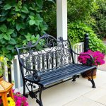 21 Creative Front Porch Bench Ideas for a Warm Welcome 6
