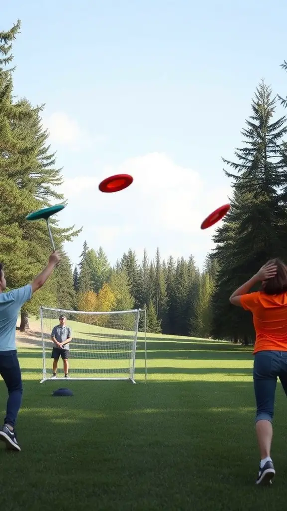 25 Enchanting Outdoor Fairy Garden Ideas to Inspire Your Creativity 27 Group of friends playing frisbee golf outdoors on a sunny day