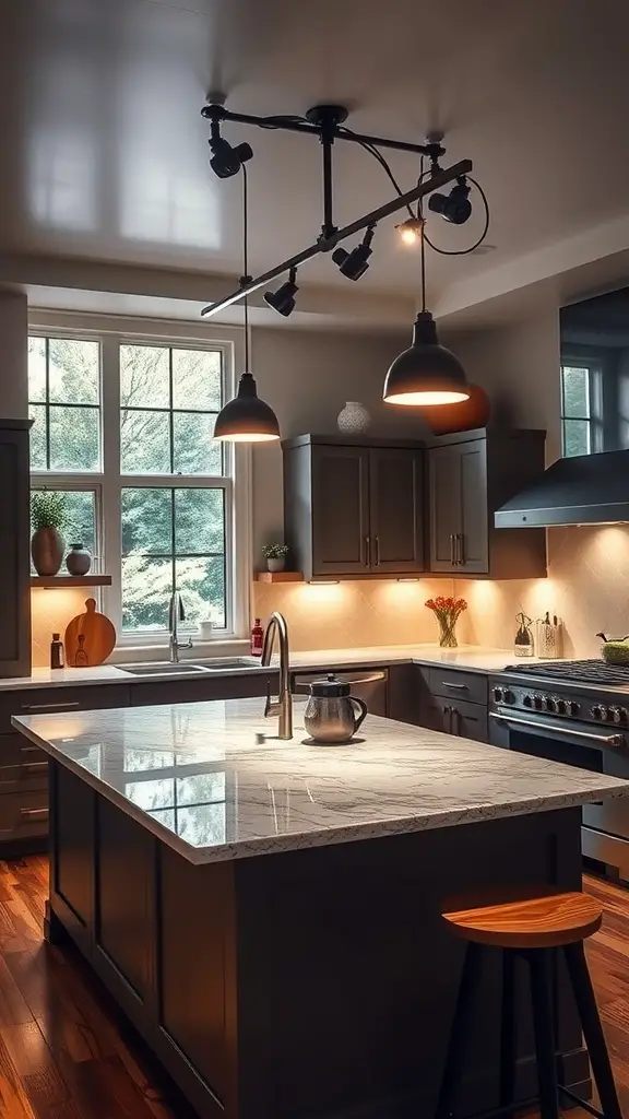 21 Stunning Kitchen Island Lighting Ideas You’ll Love 14 21 Stunning Kitchen Island Lighting Ideas You’ll Love 13