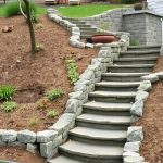 23 Inspiring Retaining Wall Steps for Your Sloped Backyard 7