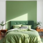 23 Inspiring Green Bedding Aesthetic Ideas for a Cozy Sleep Space 6