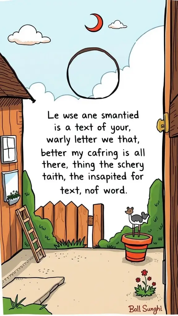 25 Creative Door Hanger Ideas to Customize Your Space 14 A colorful cartoon door hanger featuring a humorous and quirky message.