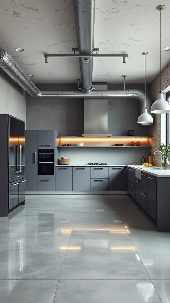 21 Inspiring Industrial Kitchen Ideas for a Stylish Cooking Space 9