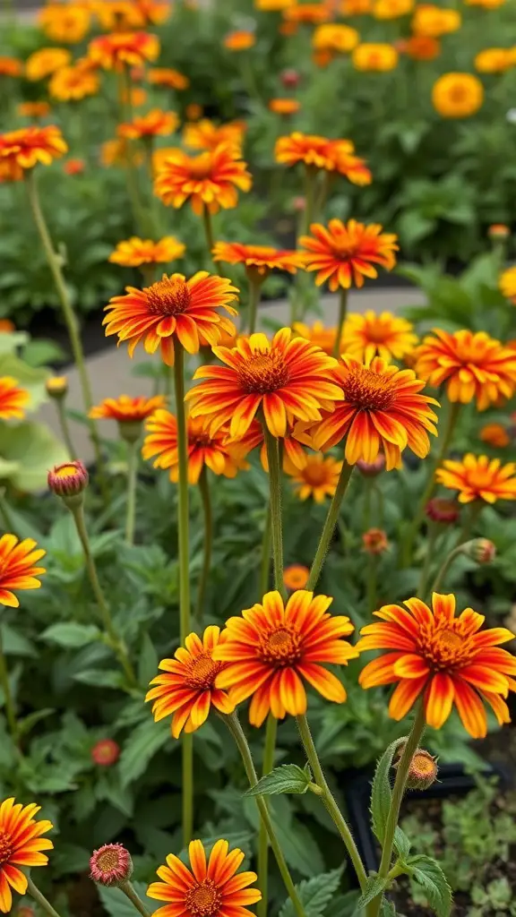 17 Long-Blooming Perennials for a Vibrant Garden Year-Round 17 Bright orange and yellow Gaillardia flowers in full bloom.