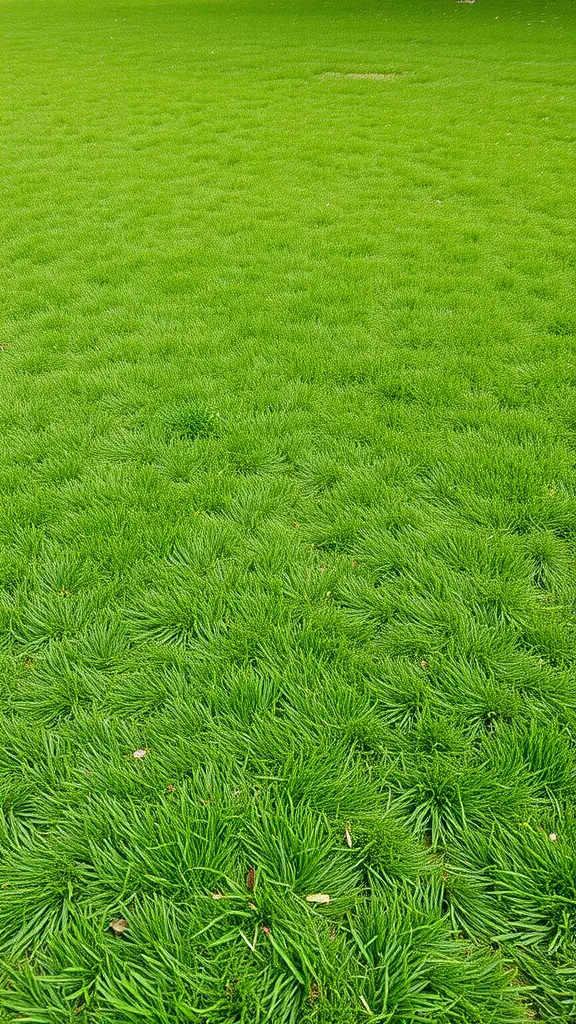 15 Creative Weed Barrier Ideas for Your Garden 17 A lush green area covered in vibrant grass, showcasing a natural weed barrier.