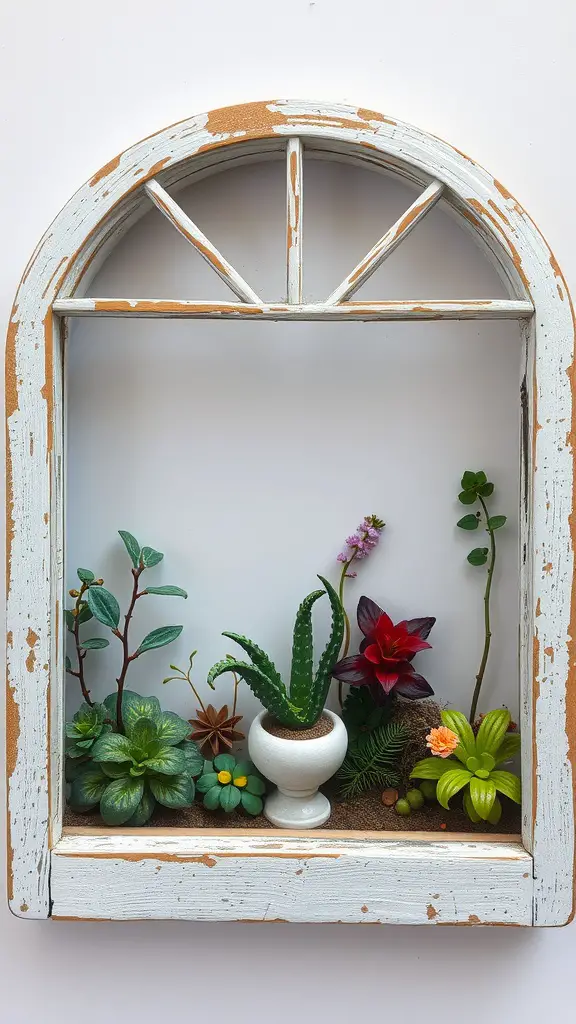 21 Creative Garden Ideas Featuring Upcycled Windows 1