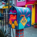 15 DIY Painted Mailbox Ideas to Brighten Your Curb Appeal 7